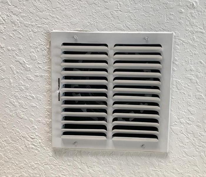 HVAC vent after cleaning